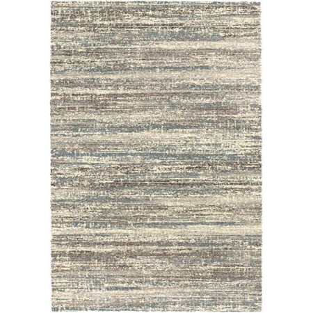 Mehari Collection 6.7 X 9.6 In. Contemporary Rectangle Rug- Blue